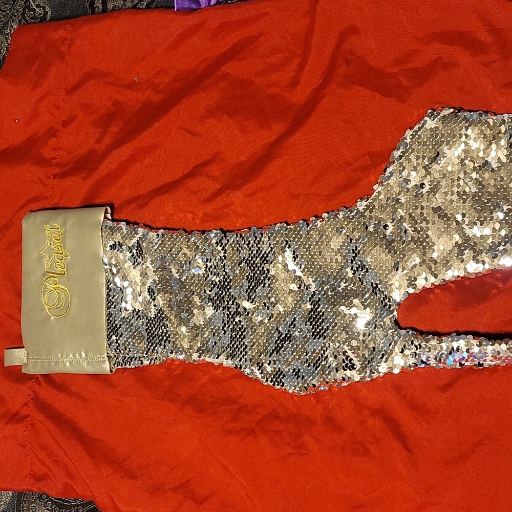 Pleaser high heel Christmas stocking